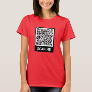 Your QR Code Scan Me Info T-Shirt Surprise Gift