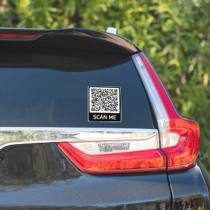 Your QR Code Scan Personalised Sticker Template