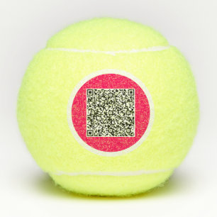 Your QR Code Scan Personalised Tennis Balls Gift