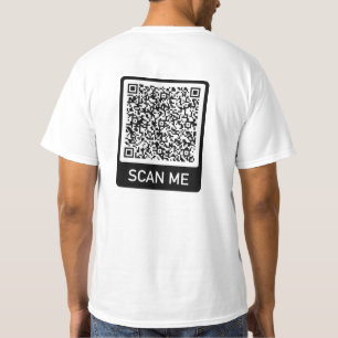 Your QR Code T-Shirt Scan Info Funny Gift
