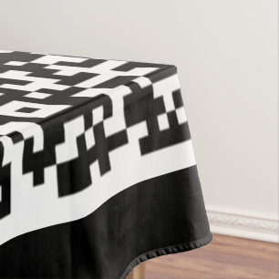 Your QR Code Tablecloth Custom Colours