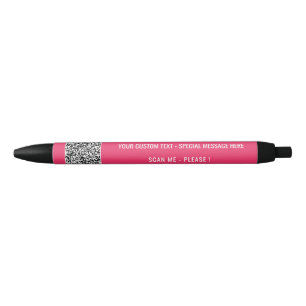 Your QR Code Text Business Promotional Pen Example