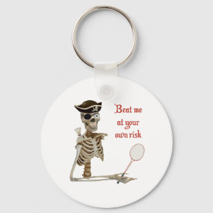 Your Risk Badminton Pirate Key Ring