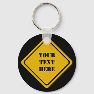 your road sign key ring