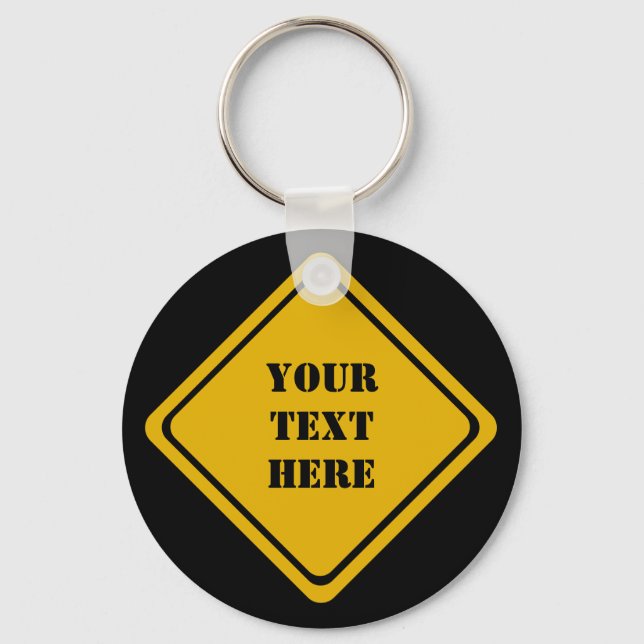 your road sign key ring (Front)