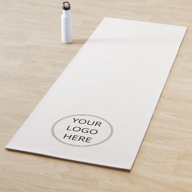 Your Round Logo Template Yoga Mat (In Situ)
