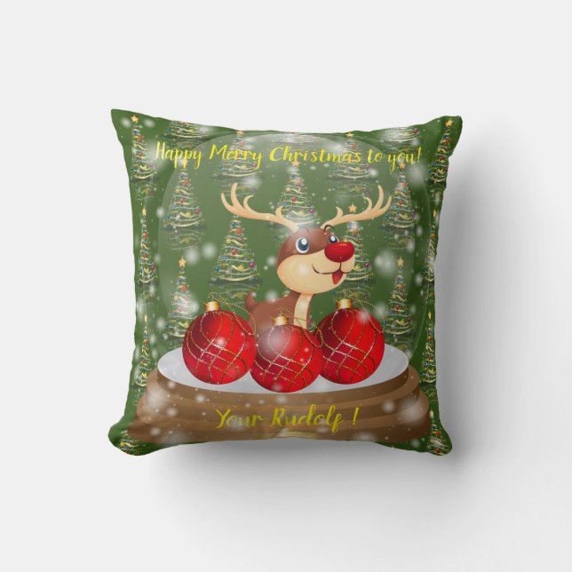 Your Rudolf Cushion (Front)