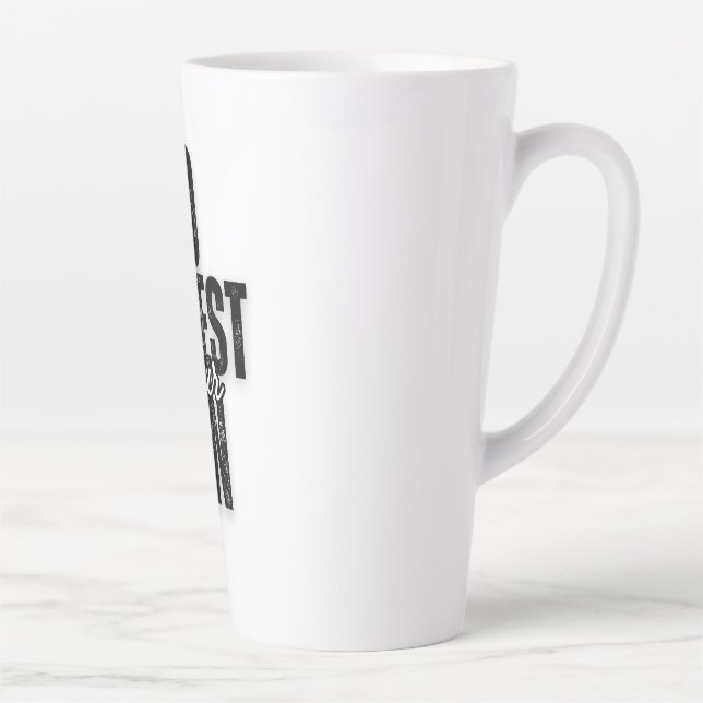 Your Script on Black Latte Mug (Right)