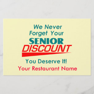 YOUR Senior Discount Flyer