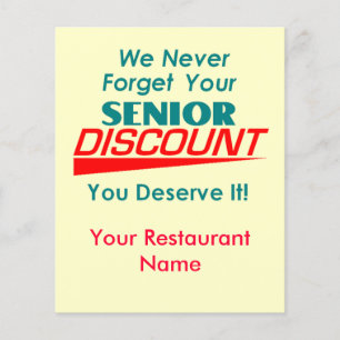 YOUR Senior Discount Flyer