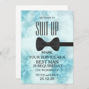 Your Service as a Best Man Invitation