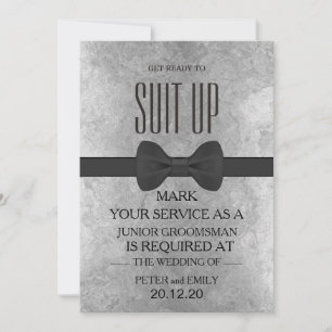 Your Service as a Groomsman Invitation