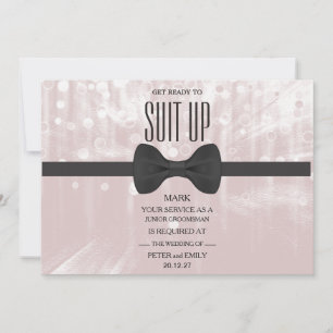 Your Service as a Groomsman Invitation