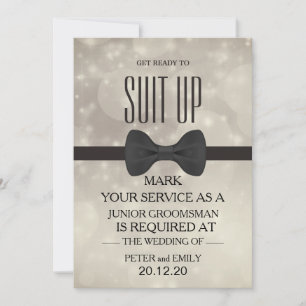 Your Service as a Groomsman Invitation