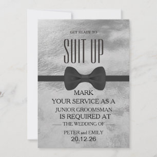 Your Service as a Groomsman Invitation
