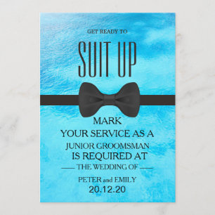 Your Service as a Groomsman Invitation
