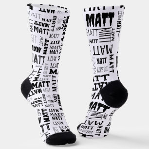 Your (Short) Name is All Over These Socks