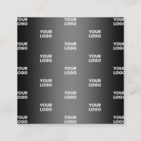 Your Simple Repeating Logo | Black & Grey Gradient