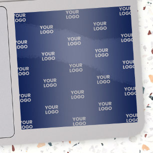 Your Simple Repeating Logo Transparent Blue