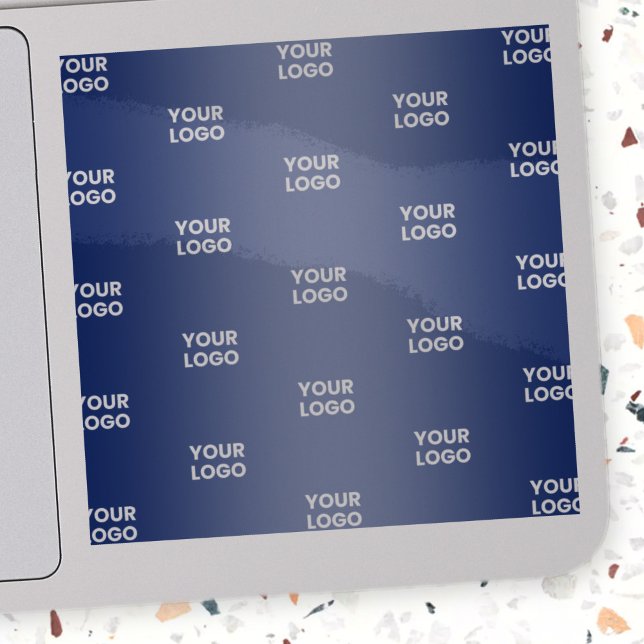 Your Simple Repeating Logo | Transparent Blue (Creator Uploaded)