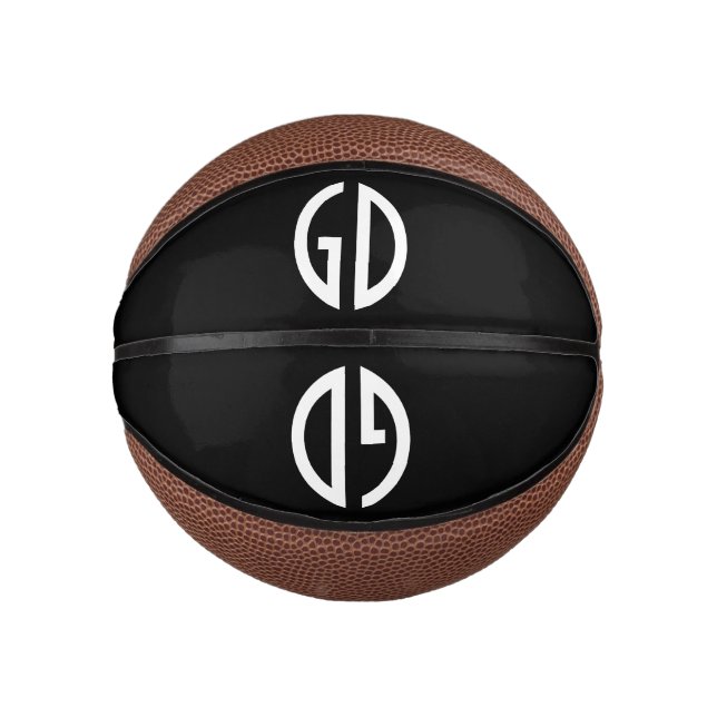 Your Simply Monogram Ideas 1 Mini Basketball (Front)