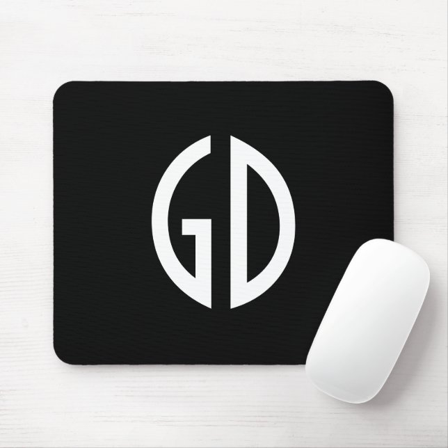 Your Simply Monogram Ideas 1 Mouse Mat (With Mouse)