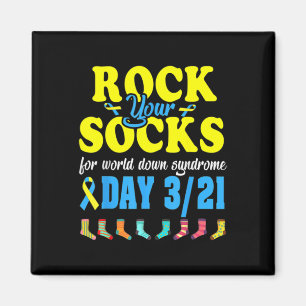 Your Socks For World Down Syndrome Day 321 Men Wom Magnet