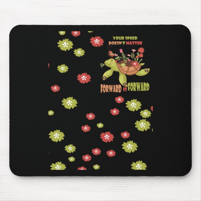 Your Speed Doesn't Forward Is Forward Sticker  Mouse Mat (Front)