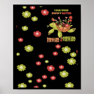 Your Speed Doesn't Forward Is Forward Sticker Poster