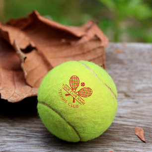 Your Sports Club Name Tennis Team Player Custom Tennis Balls