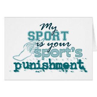 Your sport's punishment (teal)