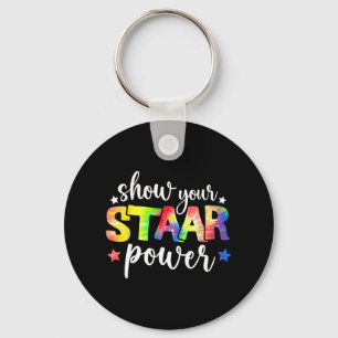 Your Staar Power Teacher Testing Exam Test Day Cut Key Ring