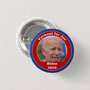 Your State for Joe - Joe Biden 2020 Vermont 3 Cm Round Badge