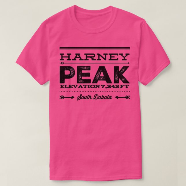 Your States High Point Harney Peak South Dakota T-Shirt (Design Front)