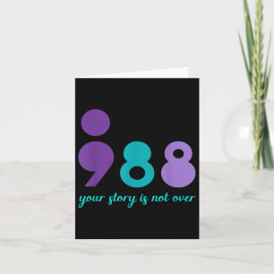 Your Story Is Not Over Stay Mental Health Suicide Card