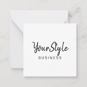 Your Style Business (Text Type) Card