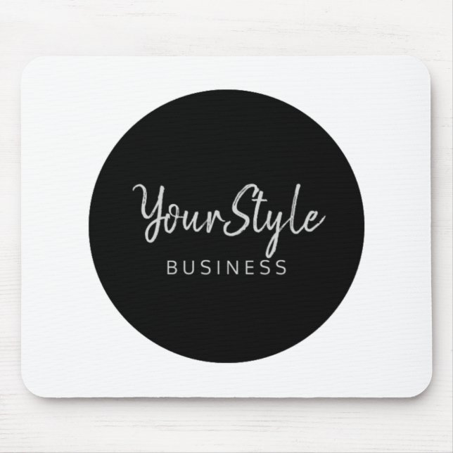 Your Style Circle (Image Type) Mouse Mat (Front)