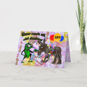 Your such an old donkey - Happy Birthday Card
