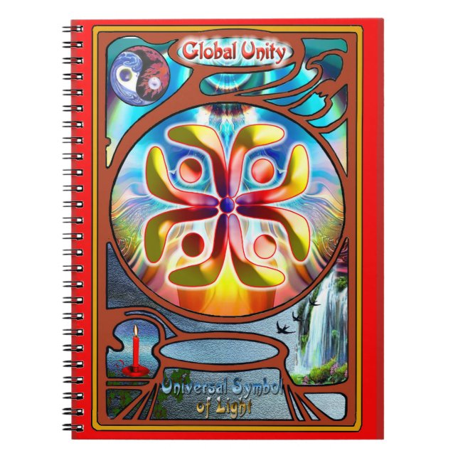 Your Symbol doodling diary on Global Unity Notebook (Front)