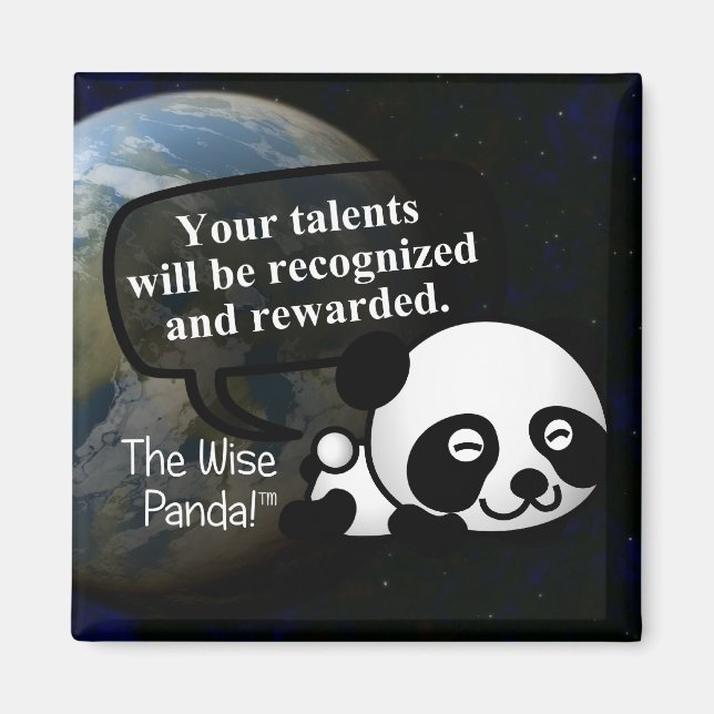 Your talent will be recognised and rewarded magnet (Front)