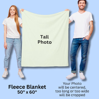 Your Tall Photo 50" x 60"  Fleece Blanket
