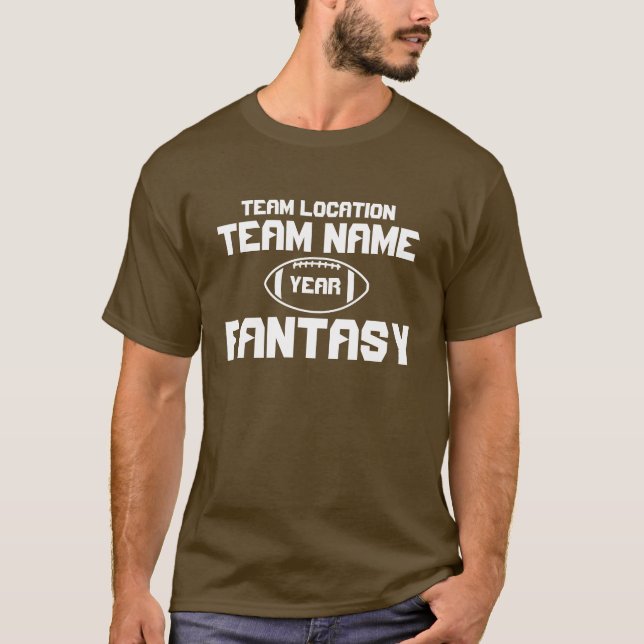 YOUR TEAM CUSTOMIZED FANTASY T-Shirt (Front)