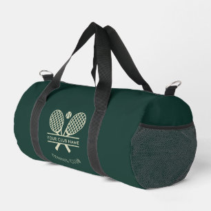 Your Tennis Club Name Team Players Green Custom Duffle Bag