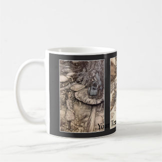 Your Text/Colour Alice in Wonderland Rackham Art Coffee Mug