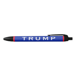 Your Text/Colour Vote Trump 2024 Save America Black Ink Pen