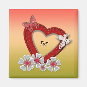 Your text, gift tags, wedding magnet