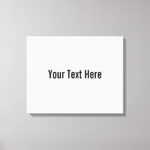 Your Text Here Custom Canvas Wall Art
