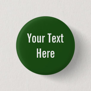 Your Text Here Custom Green Background Button