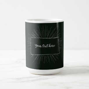 Your text here custom note design coffee mug