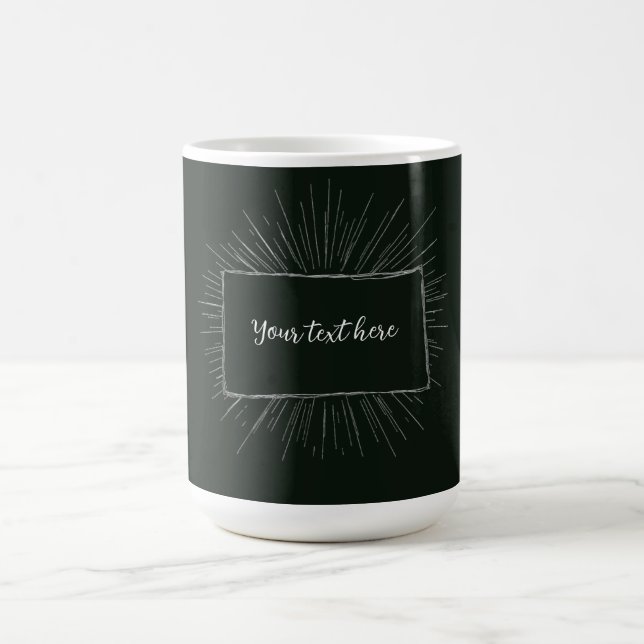 Your text here custom note design coffee mug (Center)